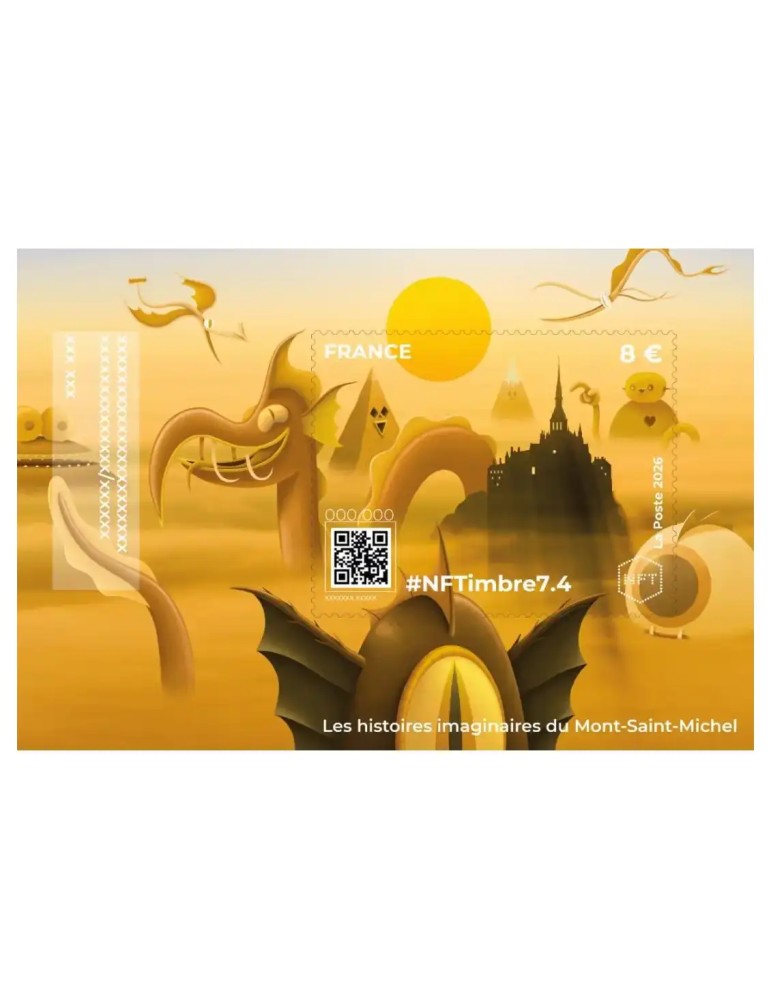 n° 9.4 - Timbre FRANCE Timbres Crypto (NFTimbre7.4)