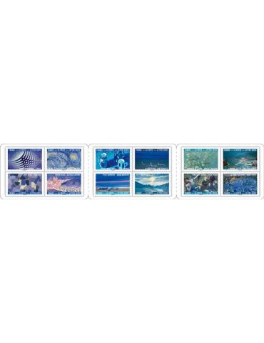 n° BC2656 - Timbre FRANCE Autoadhésifs (CARNET LE BLEU DANS L'ART)