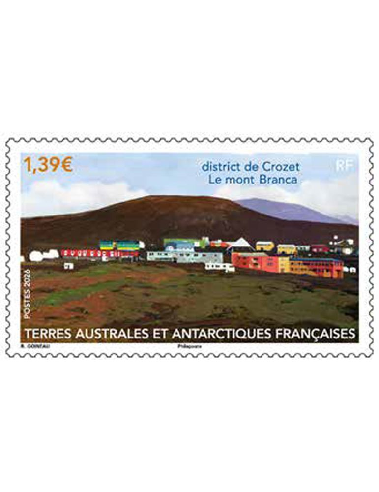 n° 1153/1154 - Timbre TAAF Poste (DIPTYQUELE MONT BRANCA)
