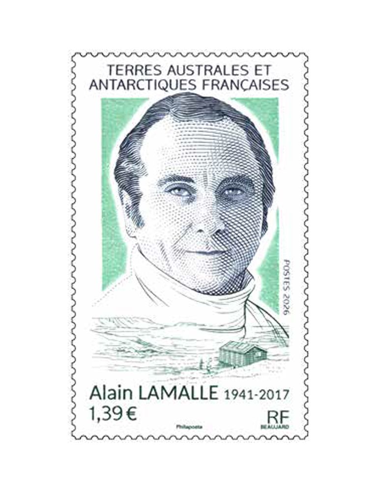 n° 1156 - Timbre TAAF Poste (ALAIN LAMALLE 1941-2017)