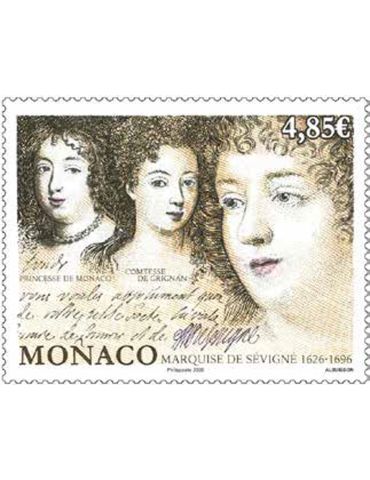n° 3526 - Timbre MONACO Poste (400 ANS DE LA NAISSANCE DE LA MARQUISE DE SEVIGNE)