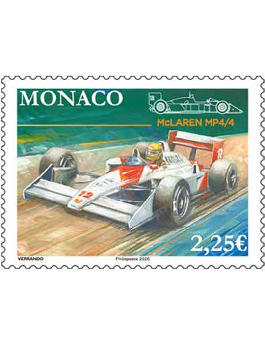 n° 3529 - Timbre MONACO Poste (MC LAREN MP4/4)