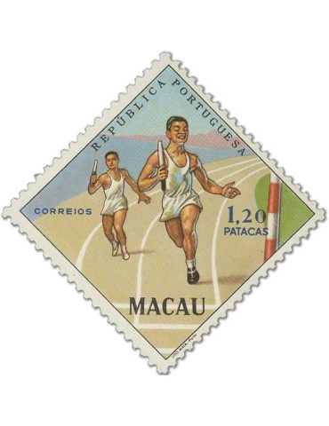 n° 392/397** - Timbre MACAO Poste 2