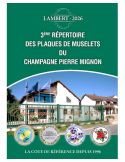 3eme REPERTOIRE DES PLAQUES DE MUSELETS DU CHAMPAGNE PIERRE MIGNON (Éd..2026)