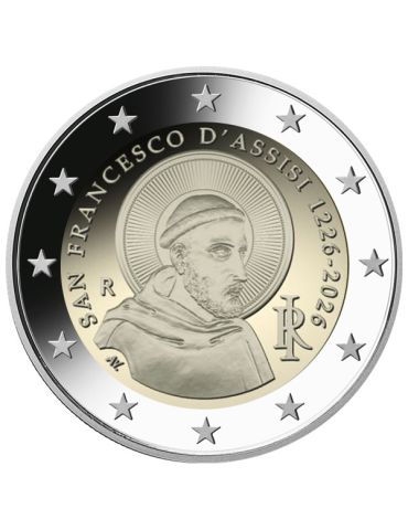 2 euros Italie 2026 - 800eme anniversaire de la mort de Saint François d’Assise