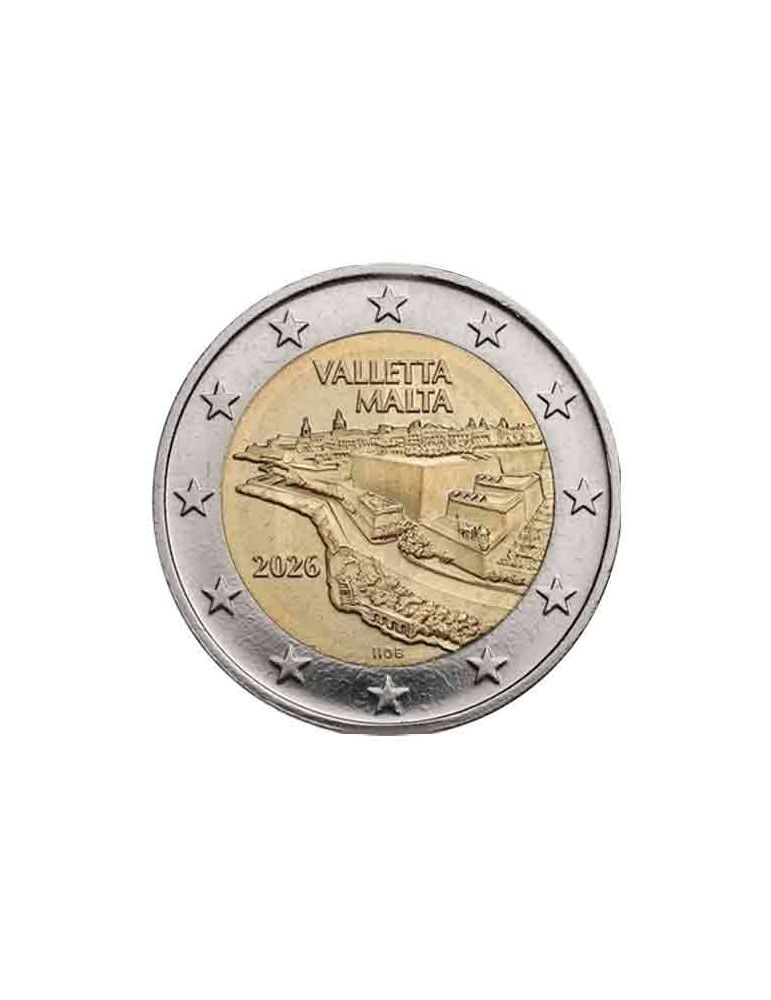 BU : 2 EURO COMMEMORATIVE 2026 : MALTE (La Valette)