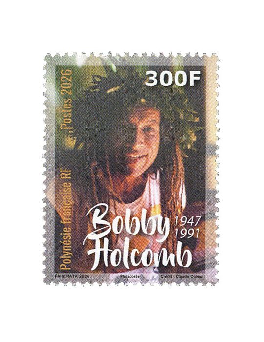 n° 1385 - Timbre POLYNESIE Poste (BOBBY HOLCOMB 1947-1991 - 13_26_200)