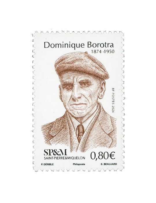 n° 1375 - Timbre Saint-Pierre et Miquelon Poste (DOMINIQUE BOROTRA- 12_26_052)