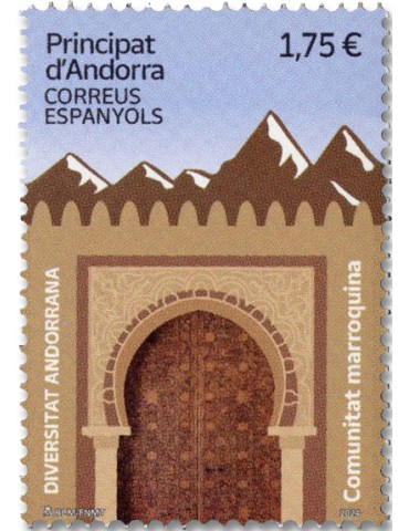 n° 552 - Timbre ANDORRE ESPAGNOL Poste