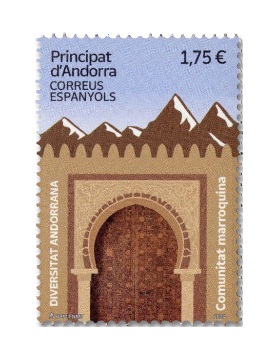 n° 552 - Timbre ANDORRE ESPAGNOL Poste