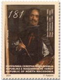 n° 1022 - Timbre MACEDOINE Poste