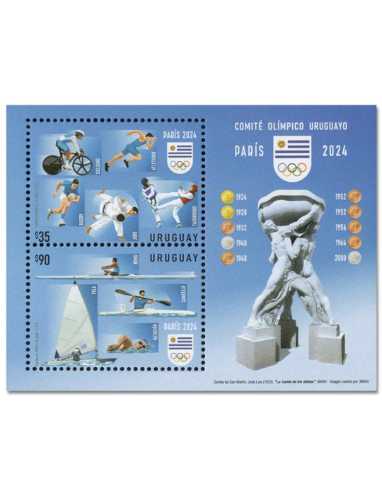 n° 163 - Timbre URUGUAY Blocs et feuillets