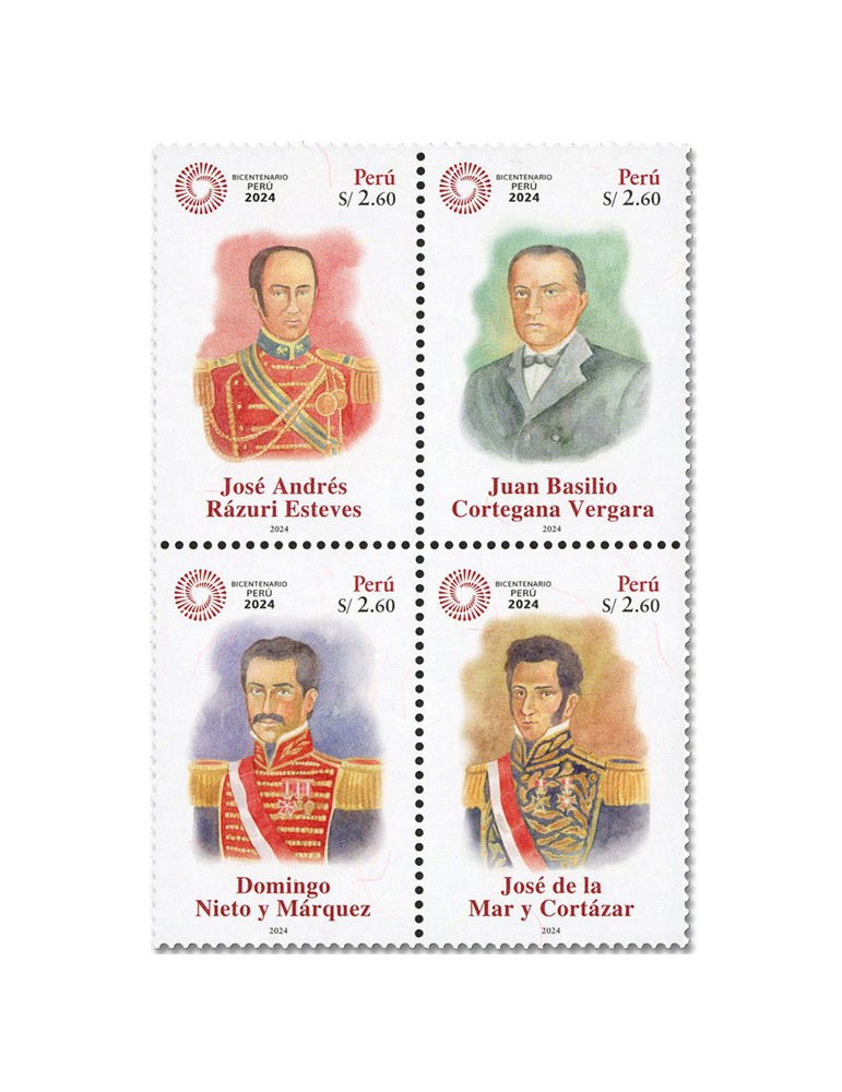 n° 2297/2300 - Timbre PEROU Poste