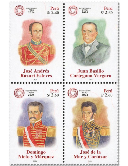n° 2297/2300 - Timbre PEROU Poste