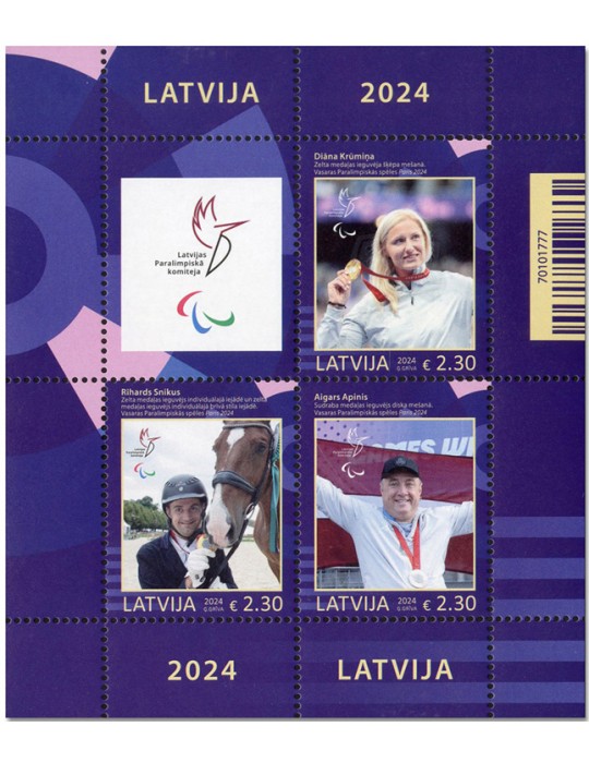 n° 1204/1206 - Timbre LETTONIE Poste