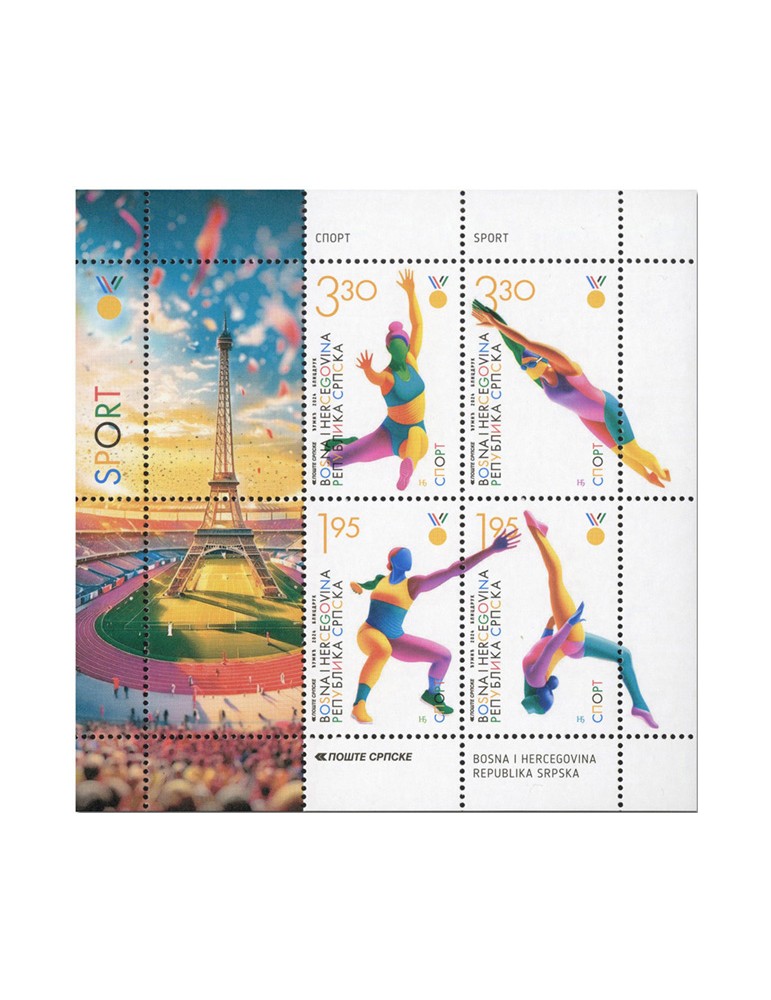 n° 857/860 - Timbre REPUBLIQUE SERBE (DE BOSNIE) Poste