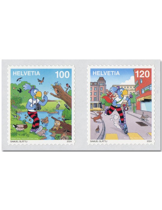 n° 2861/2862 - Timbre SUISSE Poste