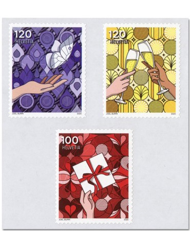 n° 2872/2874 - Timbre SUISSE Poste