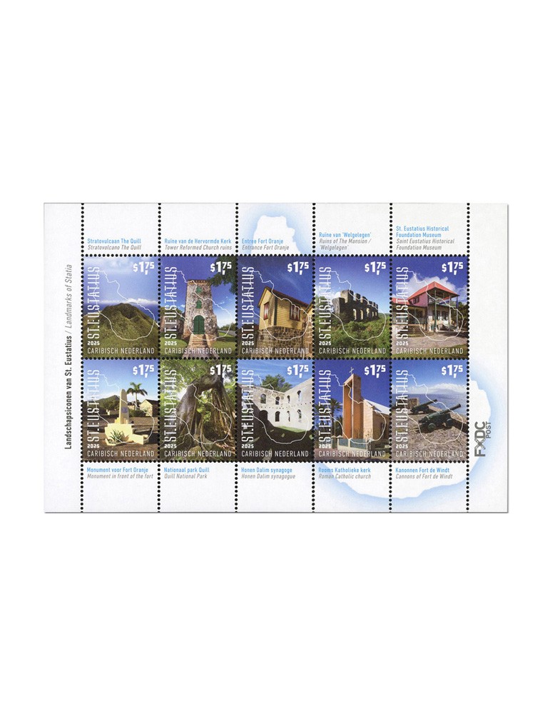 n° 303/312 - Timbre SAINT-EUSTACHE Poste