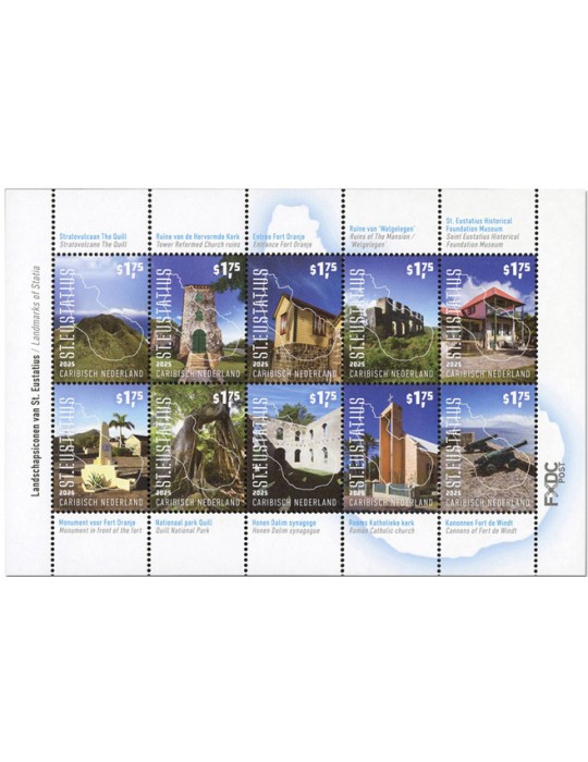 n° 303/312 - Timbre SAINT-EUSTACHE Poste
