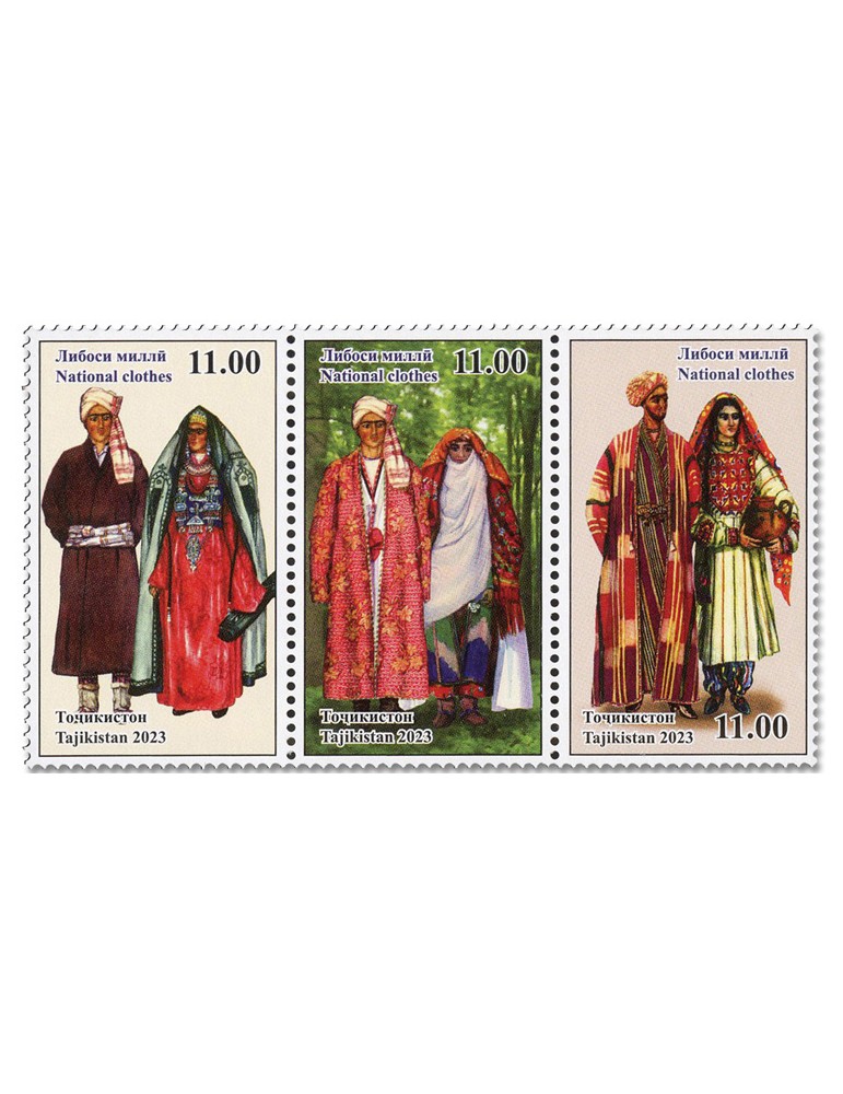 n° 835/837 - Timbre TADJIKISTAN Poste
