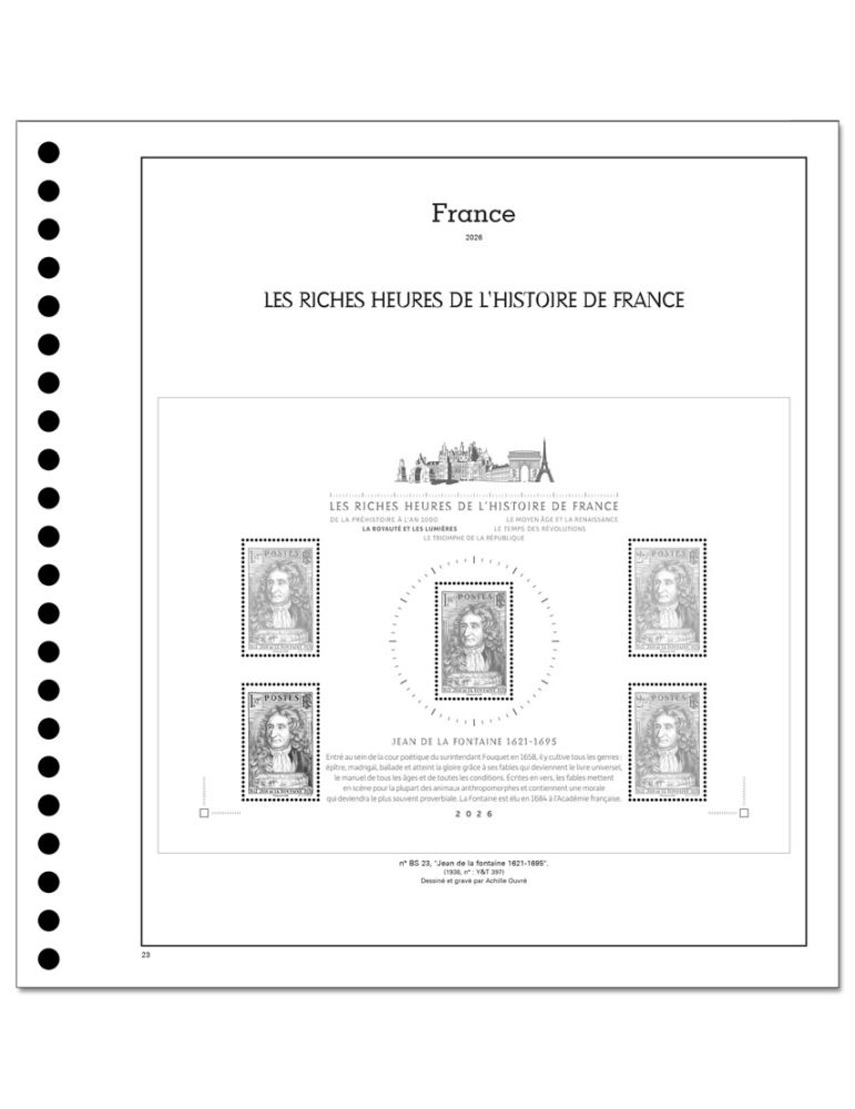 LES RICHES HEURES DE L´HISTOIRE DE FRANCE SC : 2026 (JEUX AVEC POCHETTES)