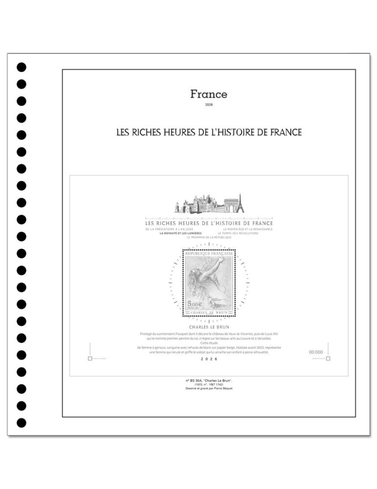 LES RICHES HEURES DE L´HISTOIRE DE FRANCE SC : 2026 (JEUX AVEC POCHETTES)