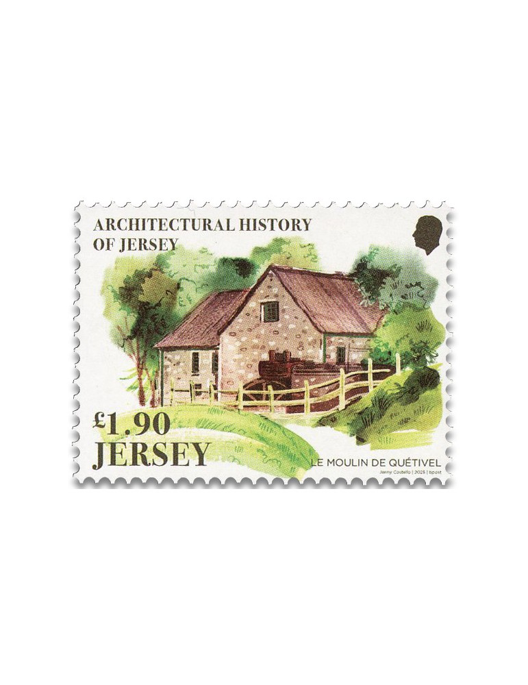 n° 2924 + n° 2925 (les 7 valeurs) - Timbre JERSEY Poste
