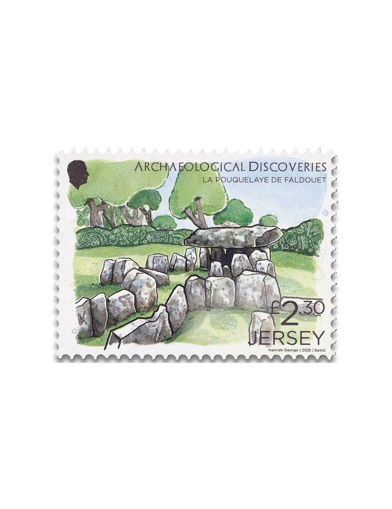 n° 2932/2933 + n° 2934 - Timbre JERSEY Poste