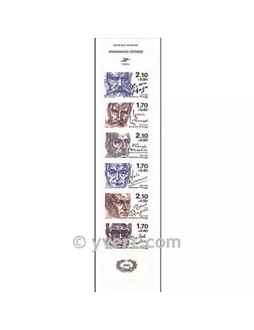 n° BC2360A - Timbre France Carnet Personnages célèbres