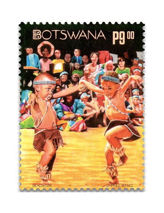 n° 1344/1349 - Timbre BOTSWANA Poste