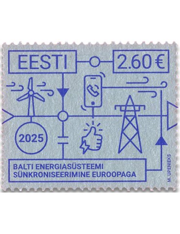n° 1038 - Timbre ESTONIE Poste