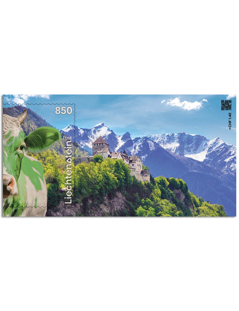n° 27 - Timbre LIECHTENSTEIN Timbres Crypto