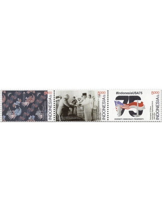 n° 3325/3327 - Timbre INDONESIE Poste