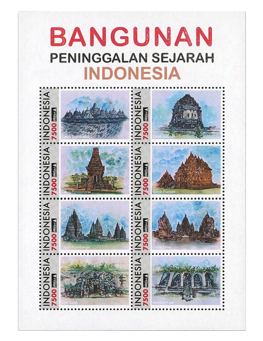 n° 3330/3337 - Timbre INDONESIE Poste