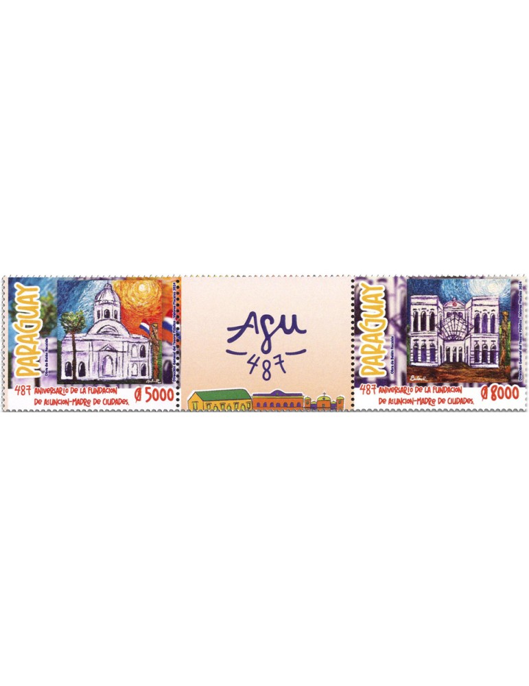 n° 3361/3362 - Timbre PARAGUAY Poste