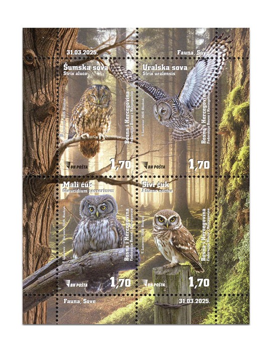 n° 925/928 - Timbre BOSNIE-HERZEGOVINE Poste