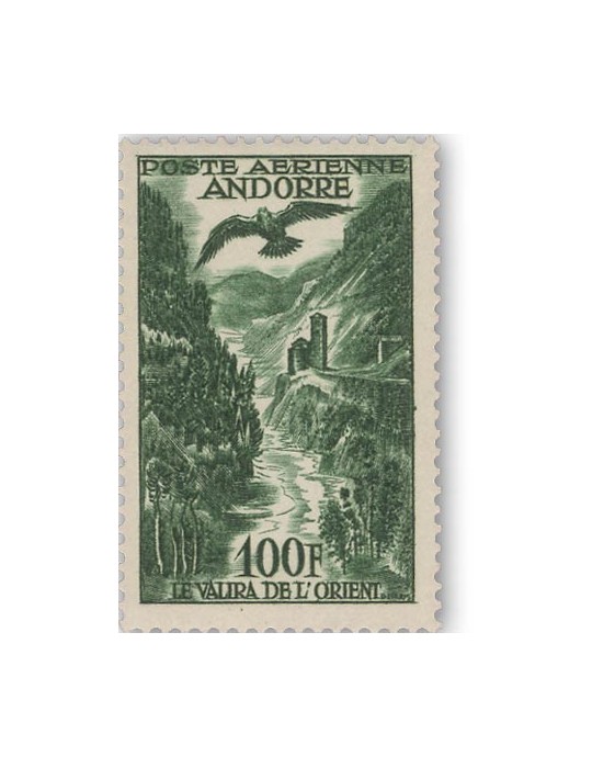 n° 2/3* - Timbre ANDORRE Poste Aerienne