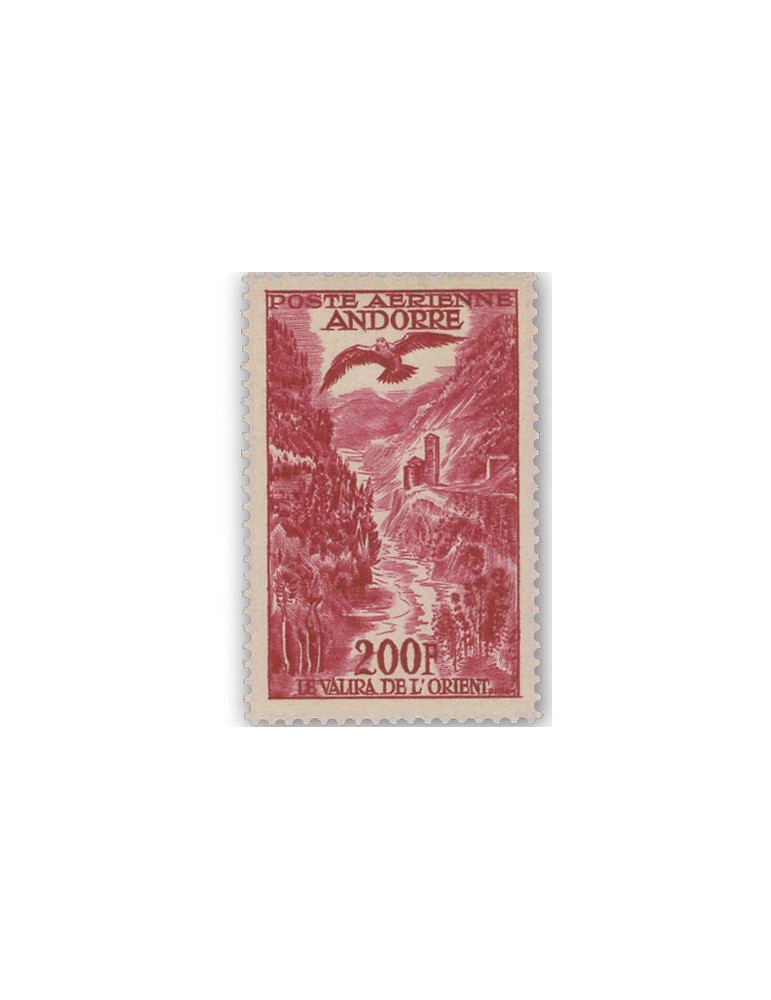 n° 2/3* - Timbre ANDORRE Poste Aerienne