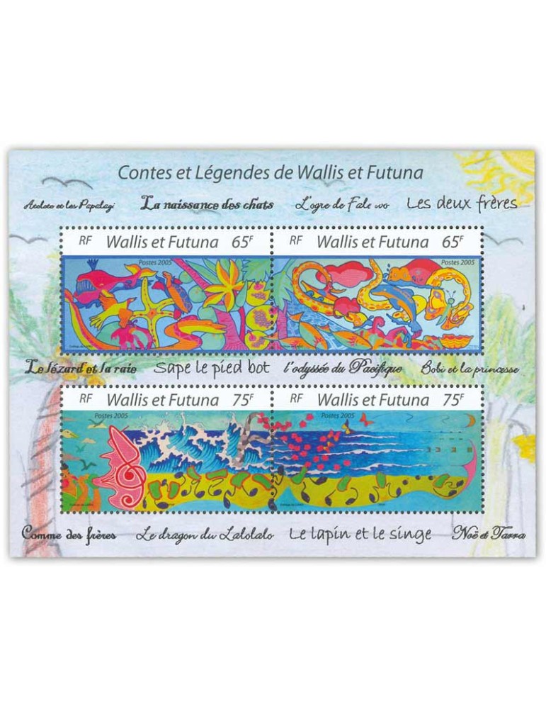 n° 2/16** - Timbre WALLIS ET FUTUNA Blocs Et Feuillets