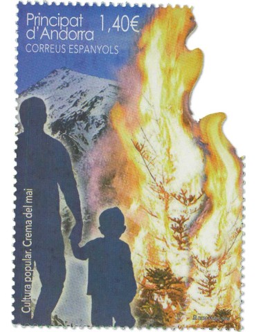n° 465/479** - Timbre ANDORRE ESPAGNOL Poste 2