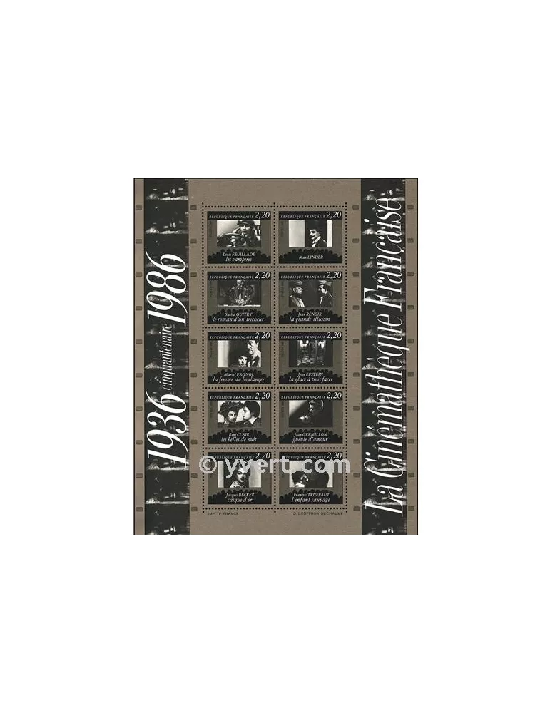 n° 2433/2442 - Timbre France Poste (BF 9)