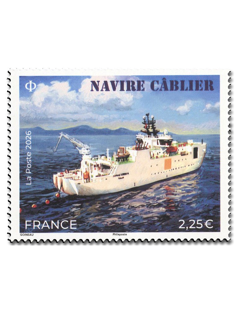 n° 5967 - Timbre FRANCE Poste (NAVIRE CABLIER - 11_26_012)
