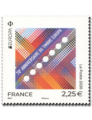 n° 5972 - Timbre FRANCE Poste (70E ANNIV DU TIMBRE EUROPA - 11_26_070)