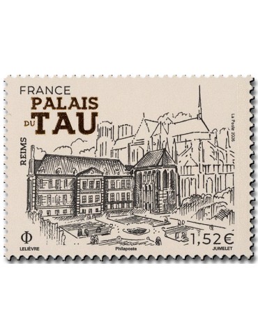 n° 5986 - Timbre FRANCE Poste (PALAIS DU TAU - REIMS-11_26_016)