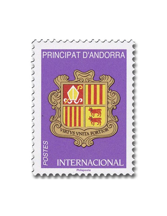 ANDORRE : BLASON INTERNATIONAL - 14_26_001