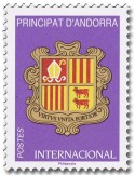ANDORRE : BLASON INTERNATIONAL - 14_26_001
