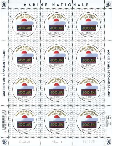 n° F219 - Timbre France Feuillets de France (n° 5971)