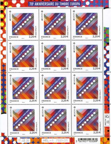 n° F220 - Timbre France Feuillets de France (n° 5972)
