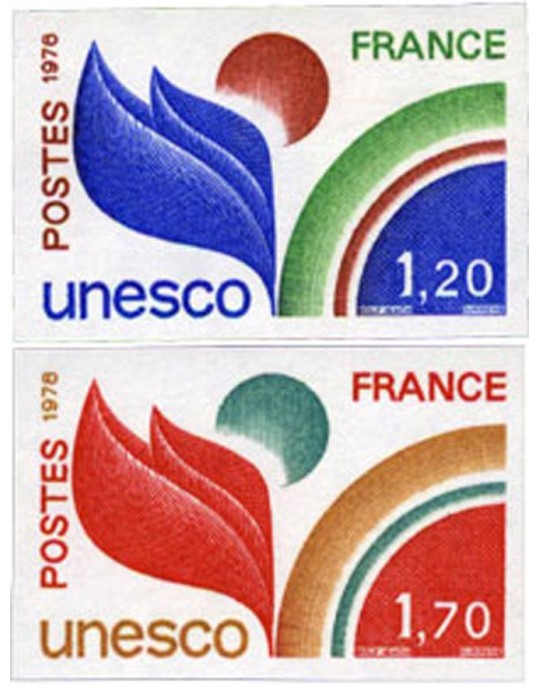 n° 56/57** ND - Timbre FRANCE Service
